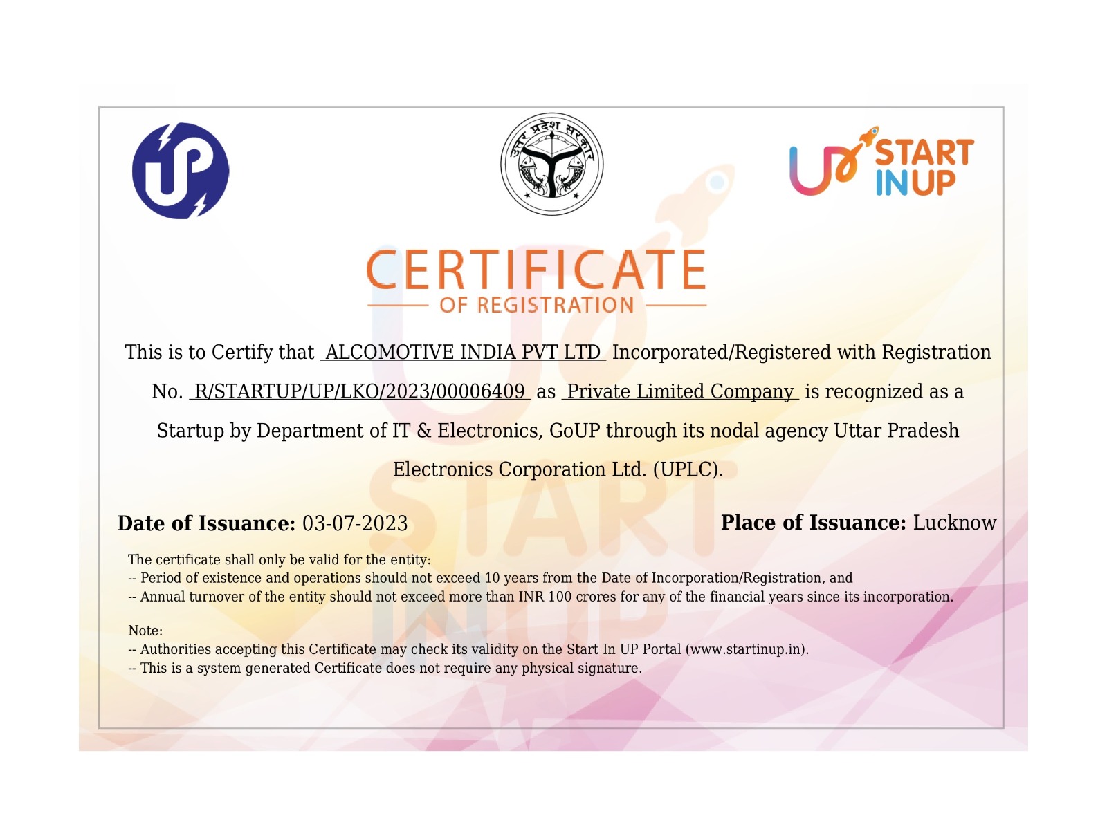 Certificate Image